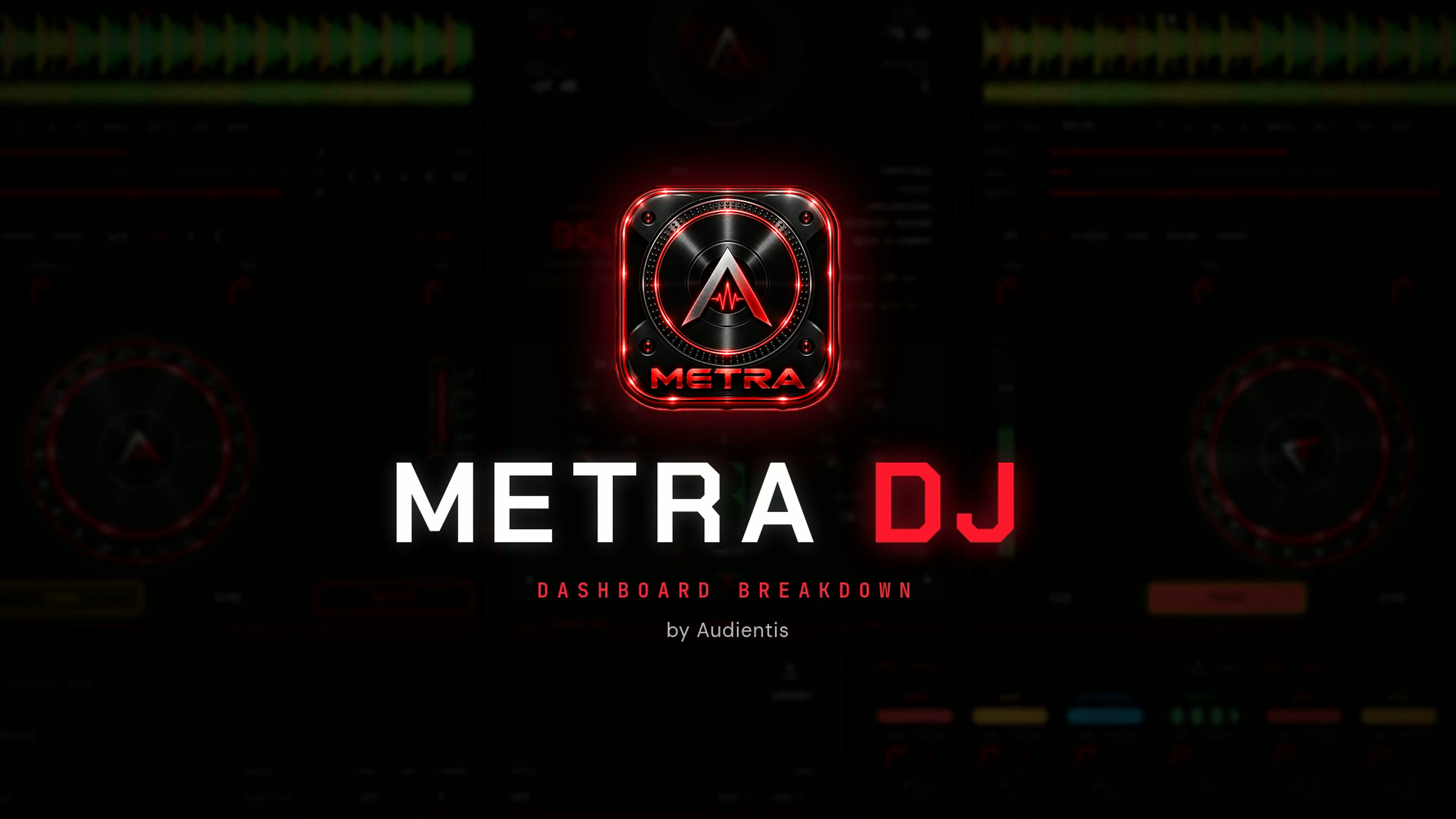 METRA DJ dashboard breakdown title card